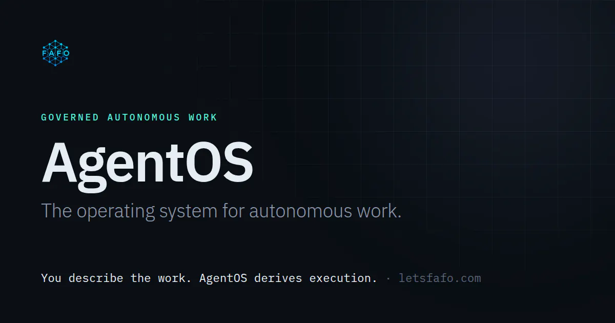FAFO™ AgentOS 截图 1
