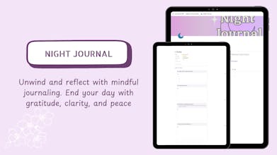 The Journal Hub Notion Template gallery image