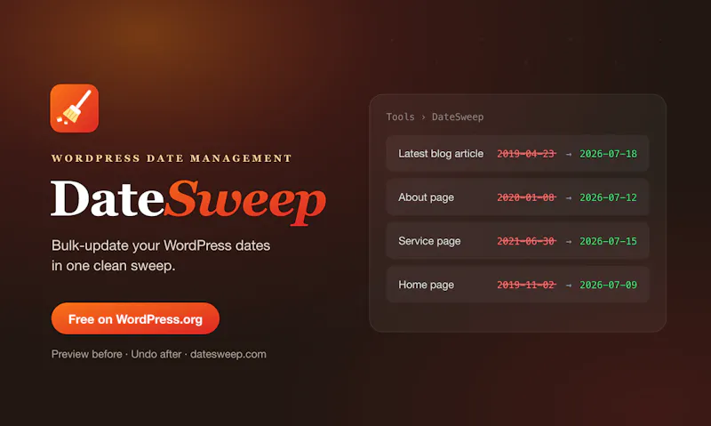 DateSweep screenshot 1
