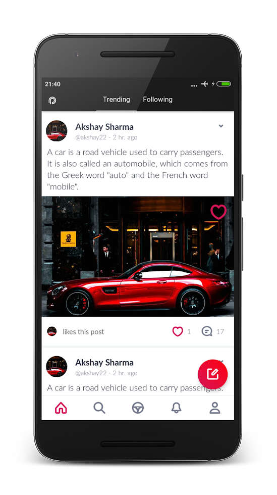 ParkMoto - Social Media for Vehicle Lovers gallery image
