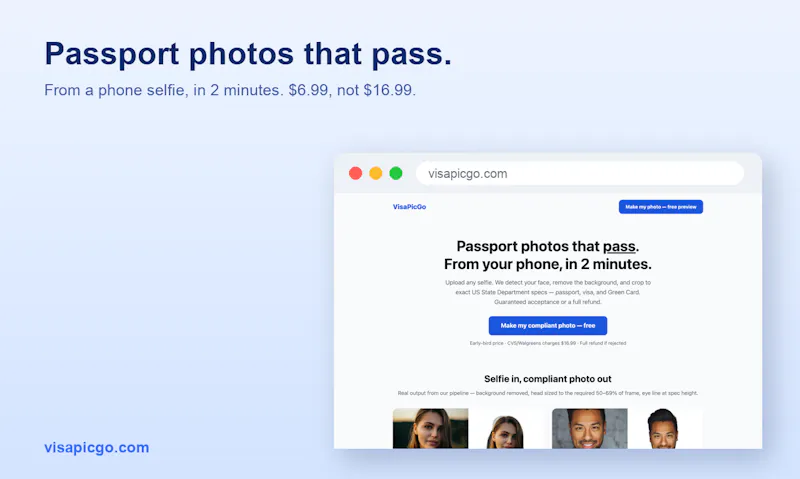 VisaPicGo screenshot 1