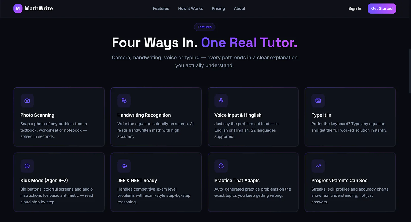 MathWrite AI screenshot 2