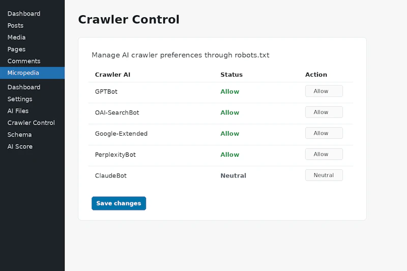 Micropedia AI Search Optimizer screenshot 4