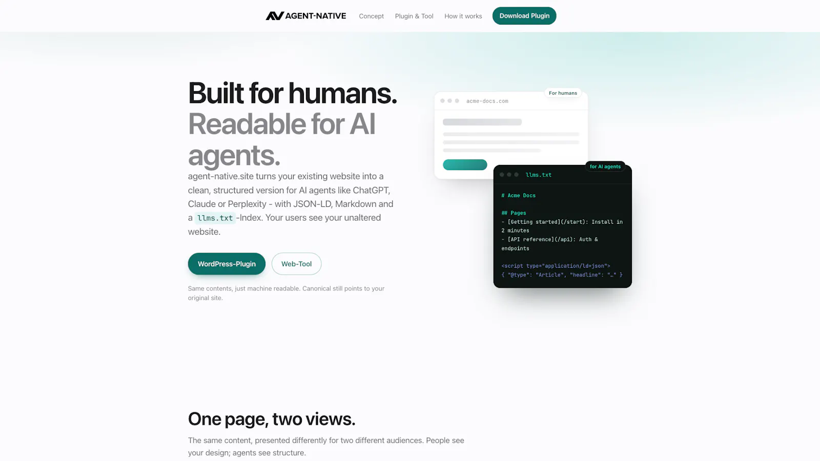AGENT-NATIVE screenshot 1