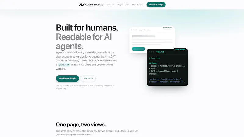 AGENT-NATIVE screenshot 1