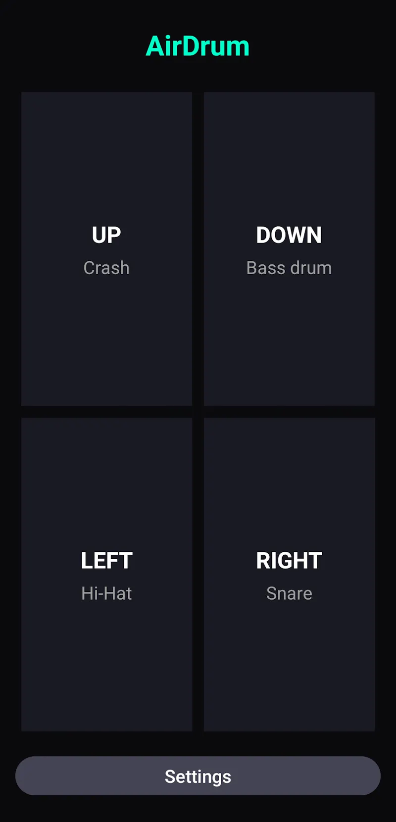 Airdrum screenshot 1