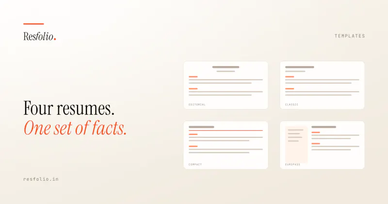Resfolio screenshot 4