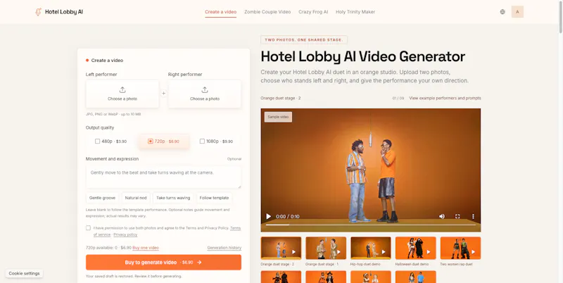 Hotel Lobby AI screenshot 1
