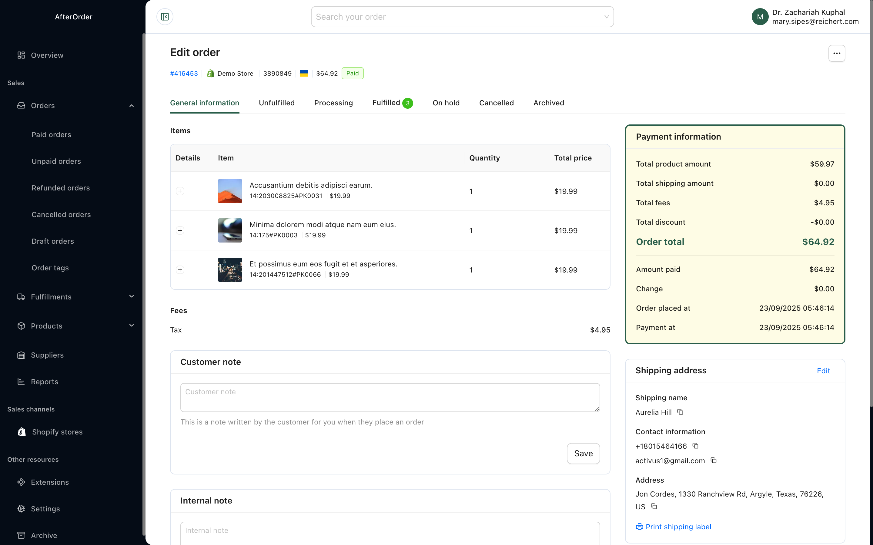 MyOrder: Bulk Fulfillment gallery image