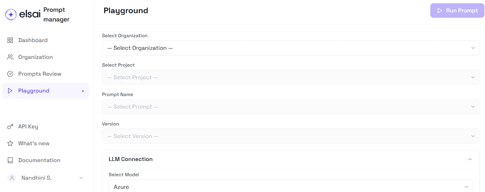 elsai Prompt Manager screenshot 4