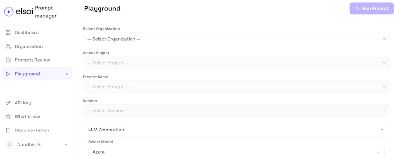 elsai Prompt Manager screenshot 4