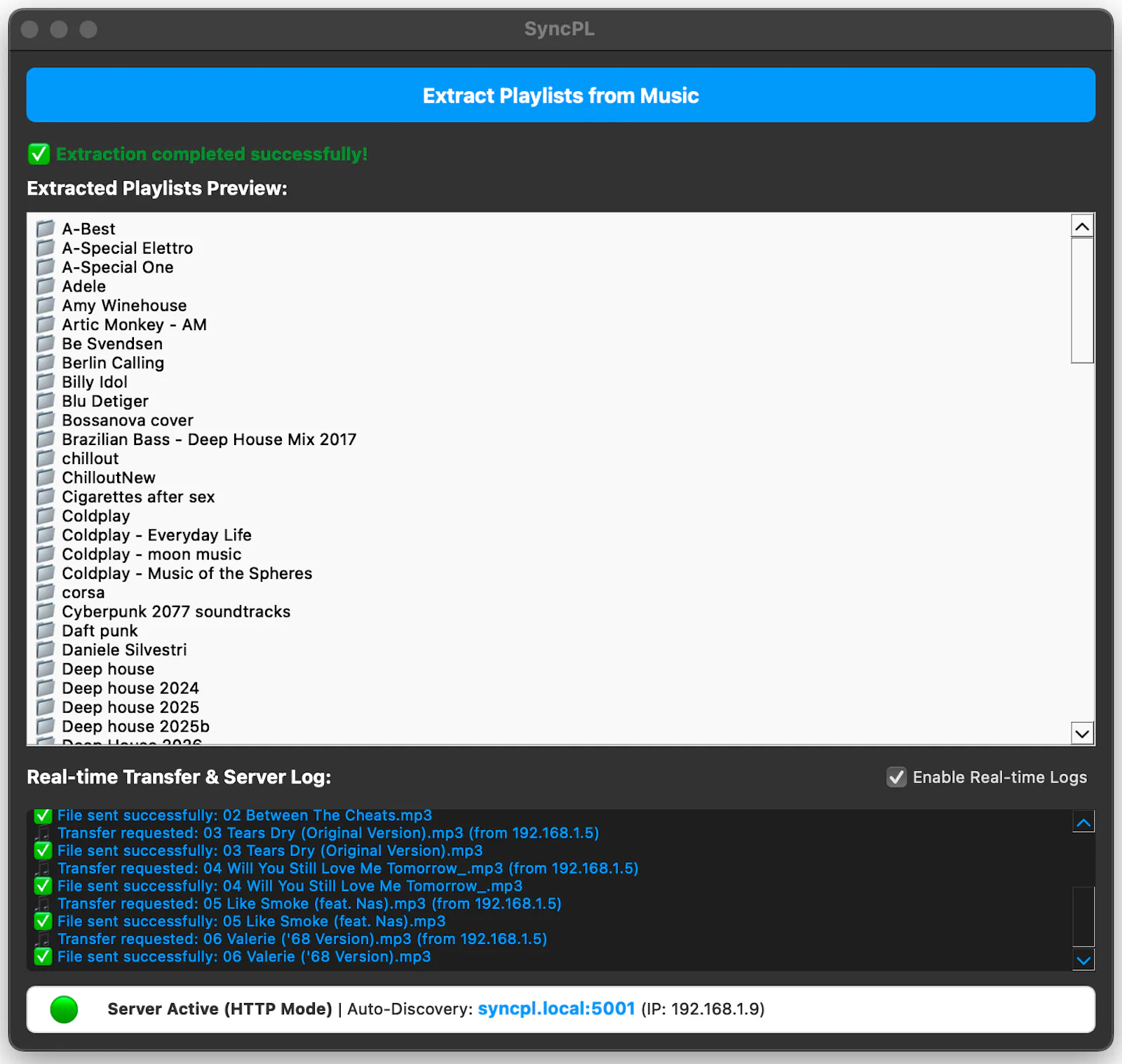 SyncPL screenshot 2