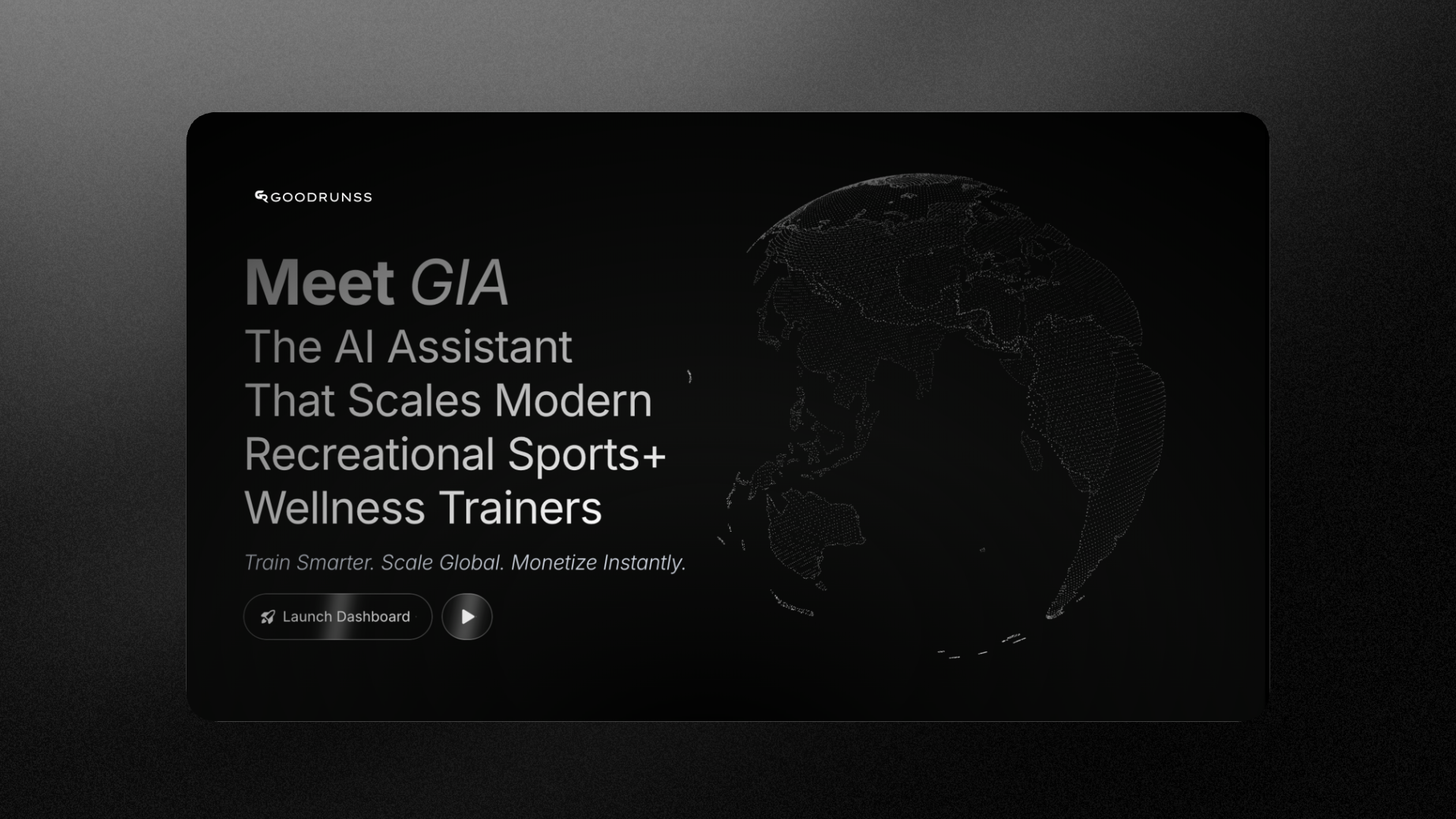 GoodRunss AI Trainer Dashboard gallery image