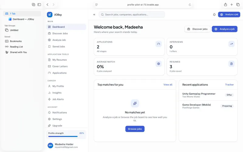 JobSy screenshot 2