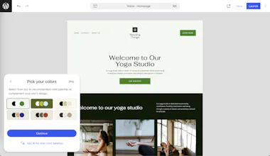 WordPress.com AI Website Builder gallery image