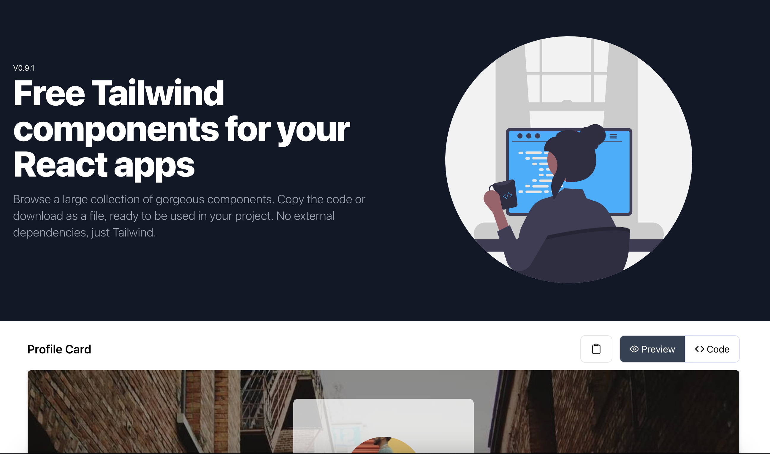 Mídia 1 de Twui.io - componentes de vento de cauda grátis