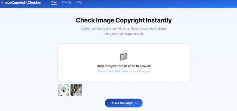 ImageCopyrightChecker screenshot 2