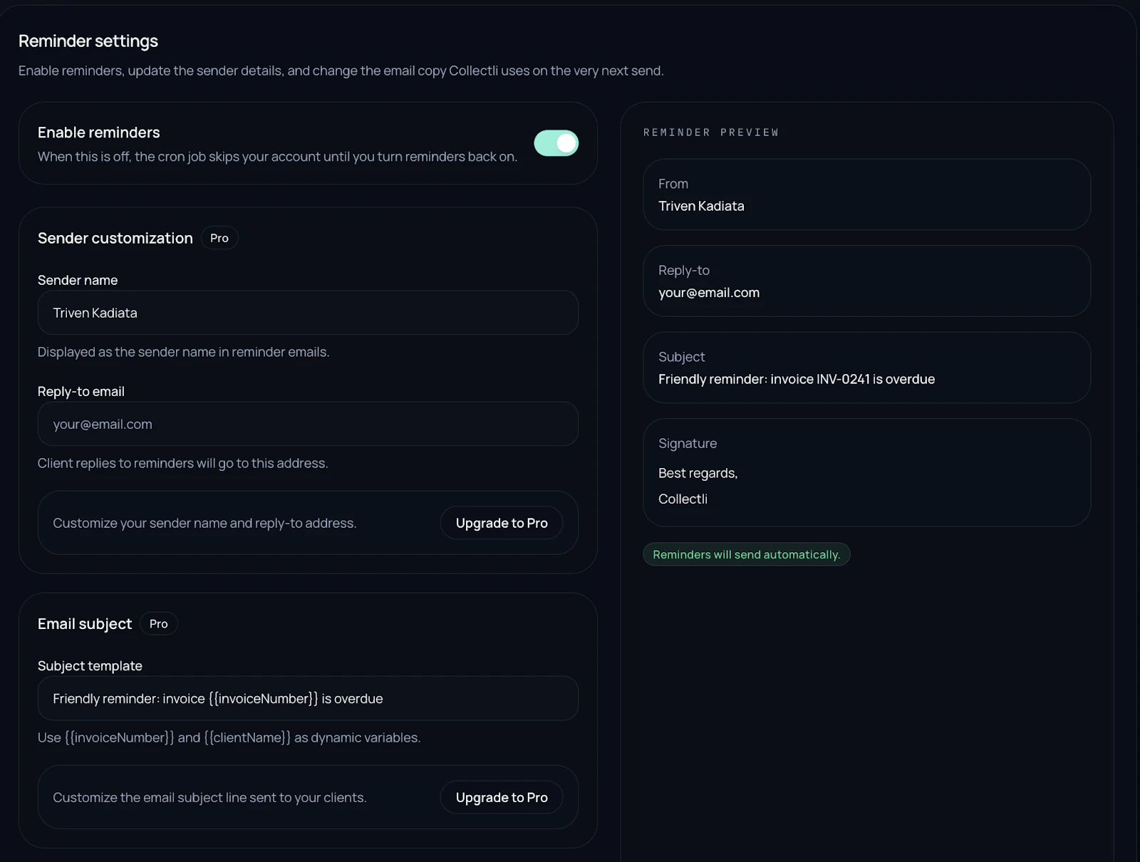 Collectli screenshot 4