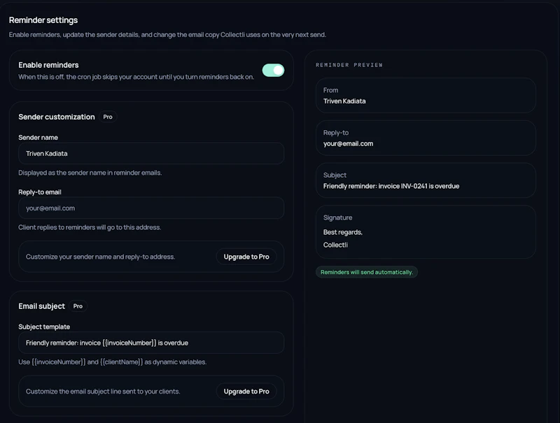 Collectli screenshot 4