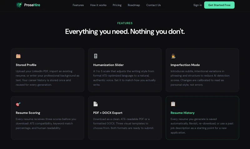 ProseHire screenshot 3