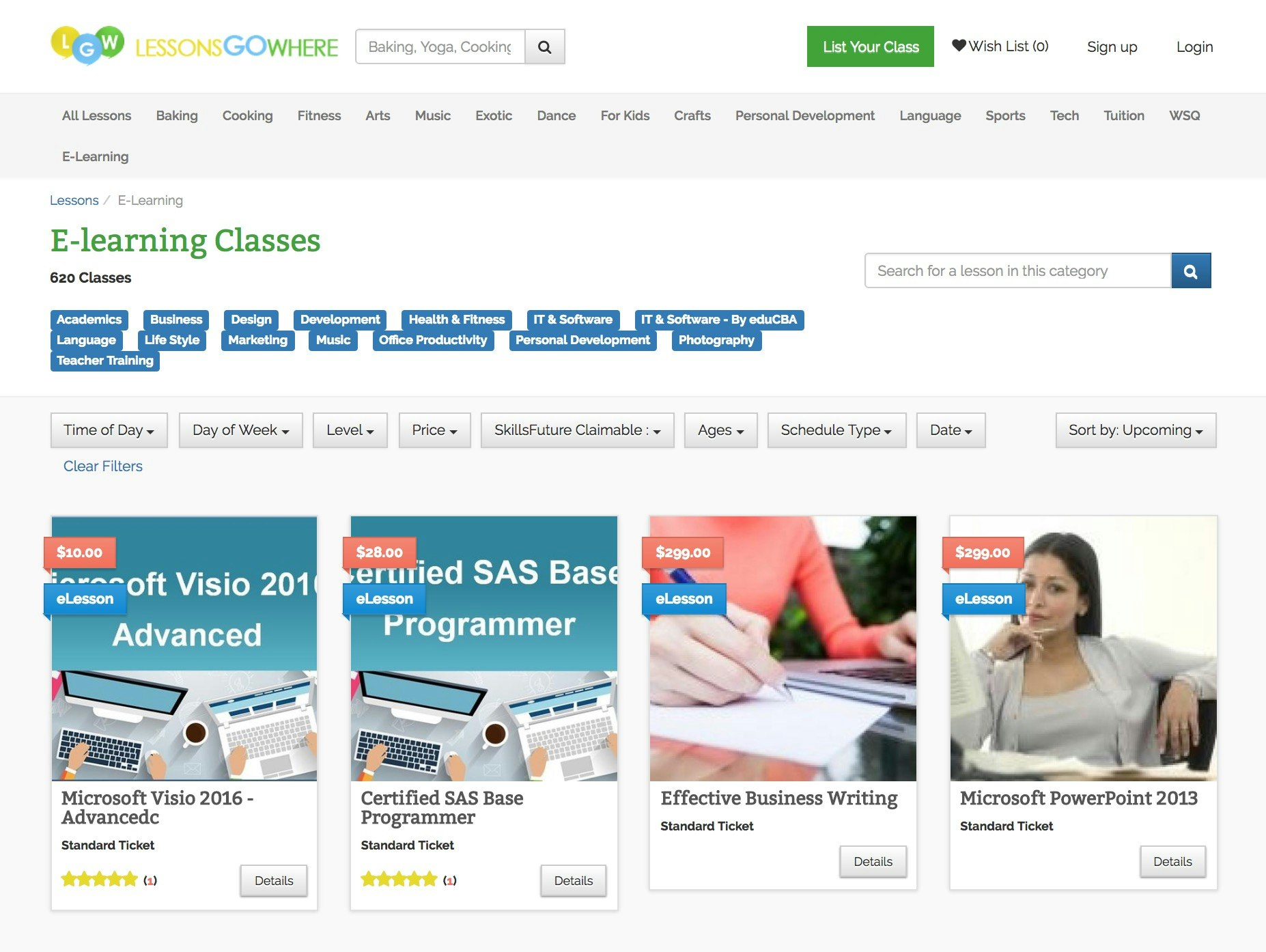 LessonsGoWhere gallery image