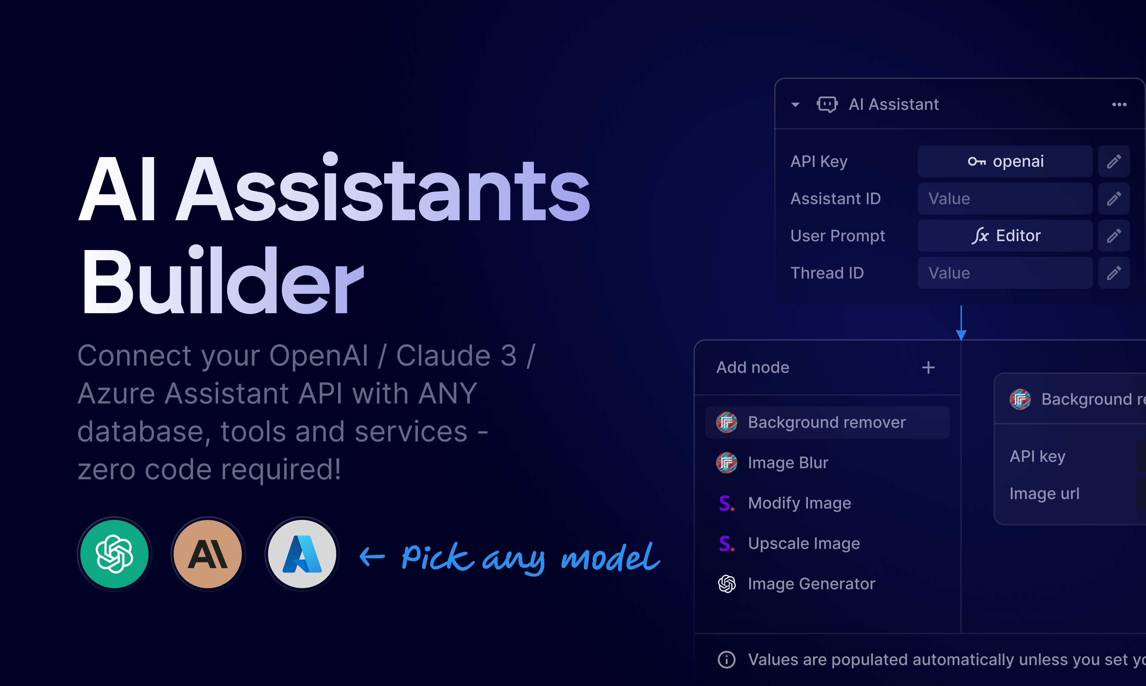 ai-assistant-and-bot-builder - Build custom AI assistant with no-code visually