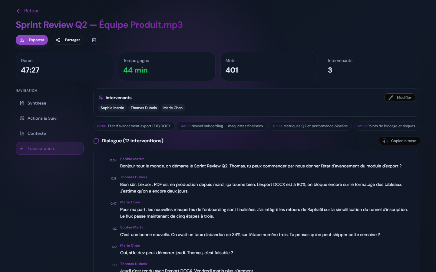 AudiosTranscribe gallery image