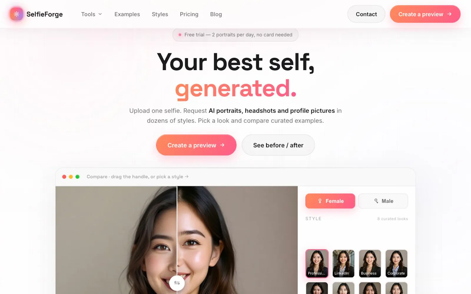 SelfieForge screenshot 2