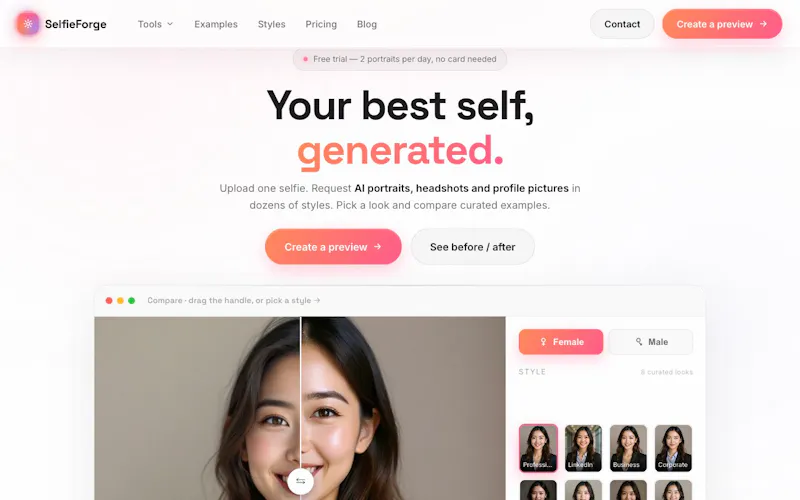 SelfieForge screenshot 2