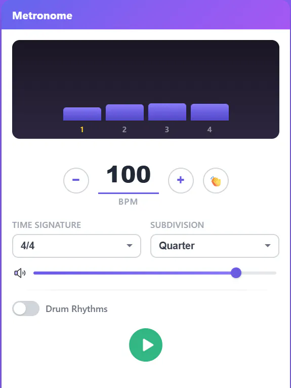 The Ultimate Metronome 제품 배너