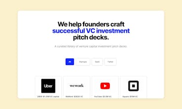 Get Startup Funding π(All Pitch Decks) gallery image