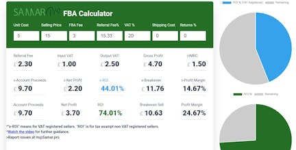 Samar FBA Calculator gallery image