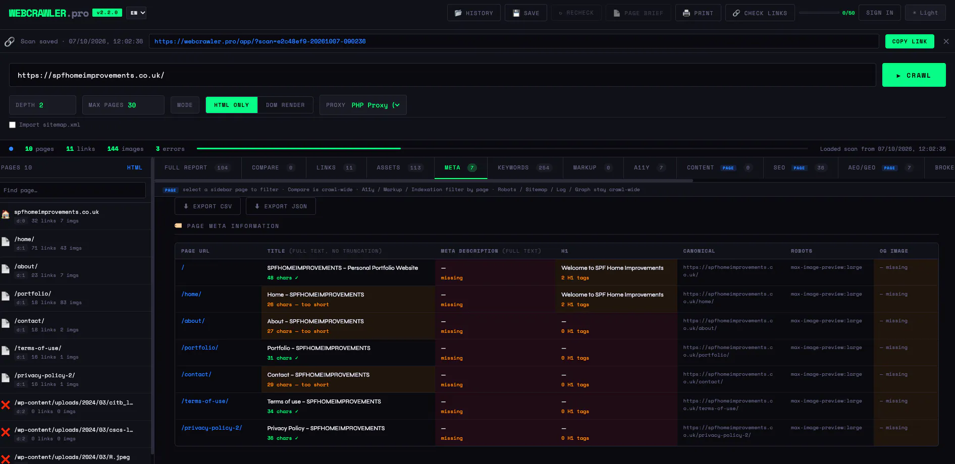 WebCrawler Pro gallery image