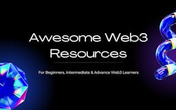 Awesome Web3 Resources media 1