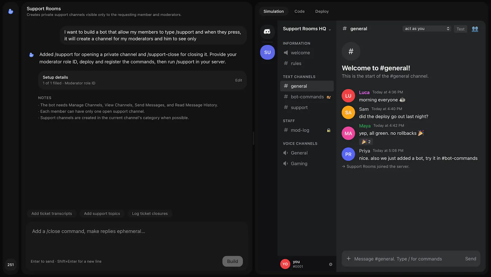 Botbuild screenshot 1