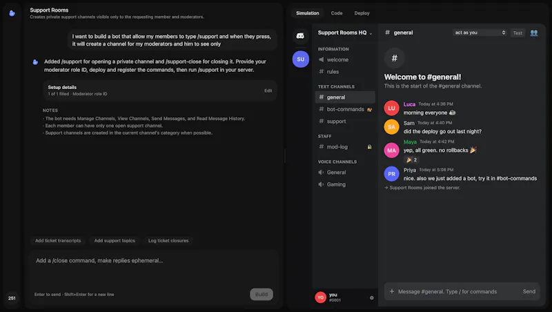 Botbuild screenshot 1