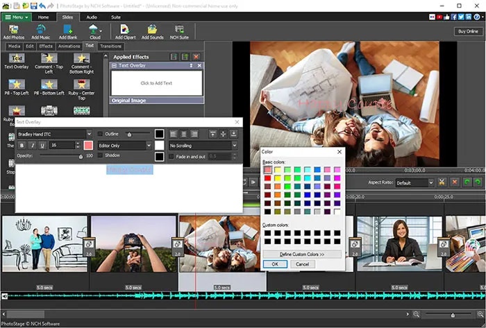 Logiciel de diaporama de photostage media 5