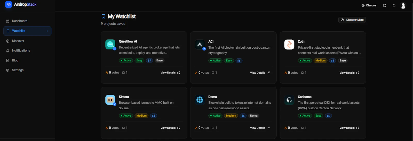 AirdropStack screenshot 2