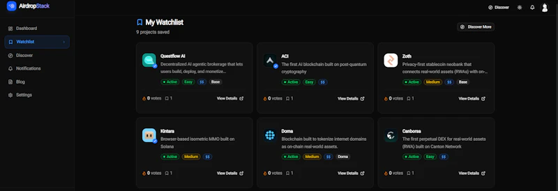 AirdropStack screenshot 2