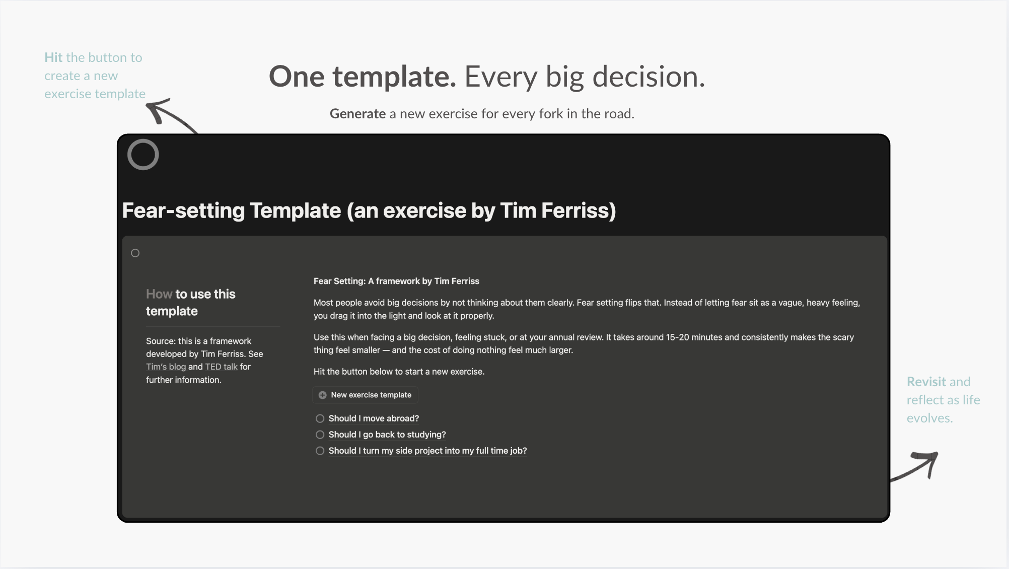 Fear-Setting (a Tim Ferriss exercise) gallery image