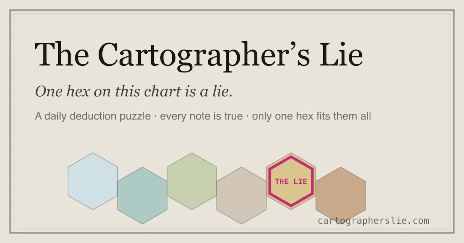 The Cartographer's Lie: now on Android screenshot 1