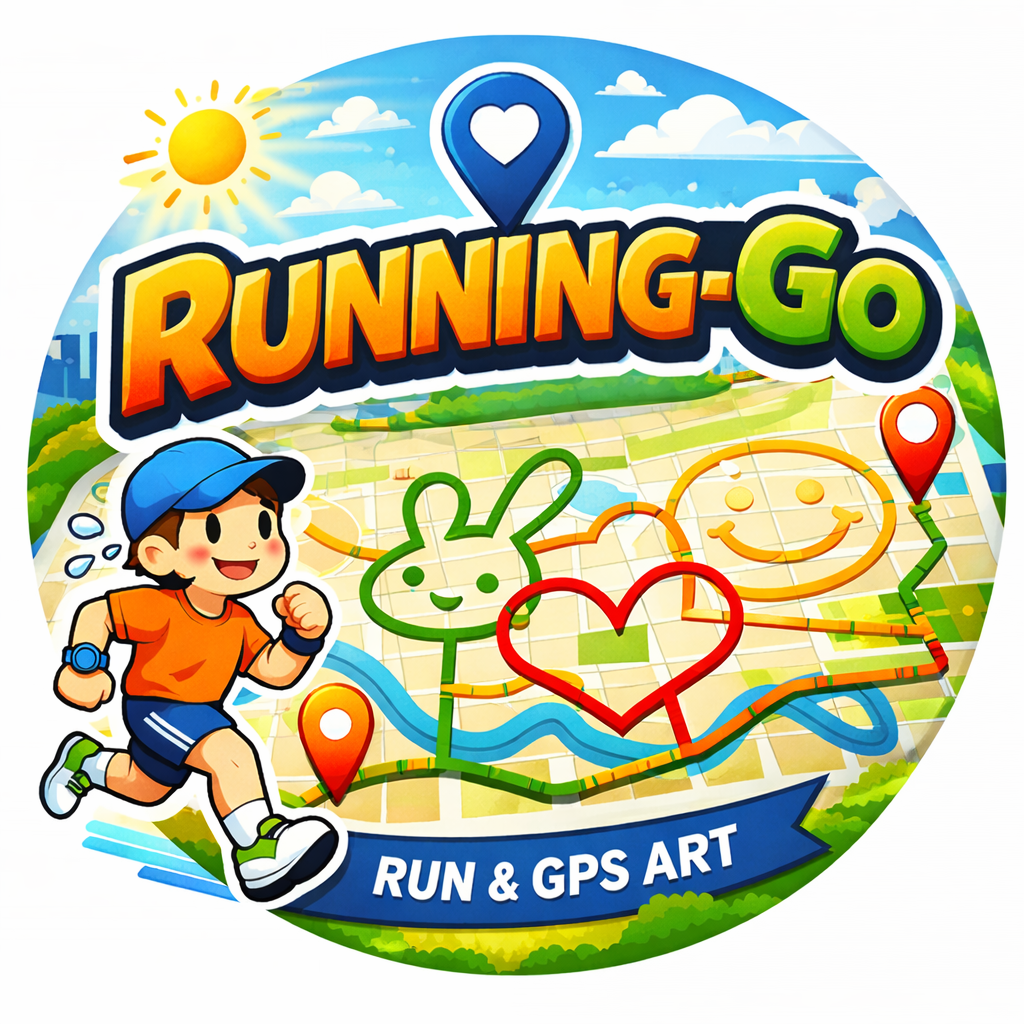 Running-Go - Product Hunt launch logo and brand identity