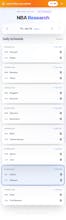 Quick NBA stats access with AI Analysis gallery image
