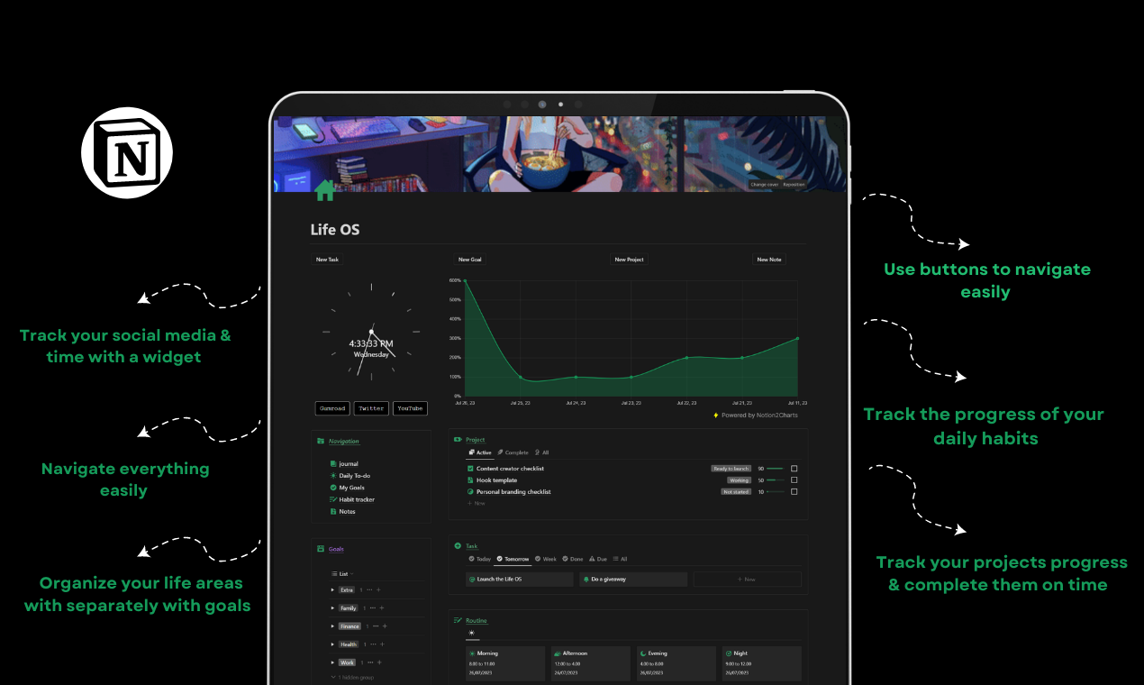 Life OS Dashboard  gallery image