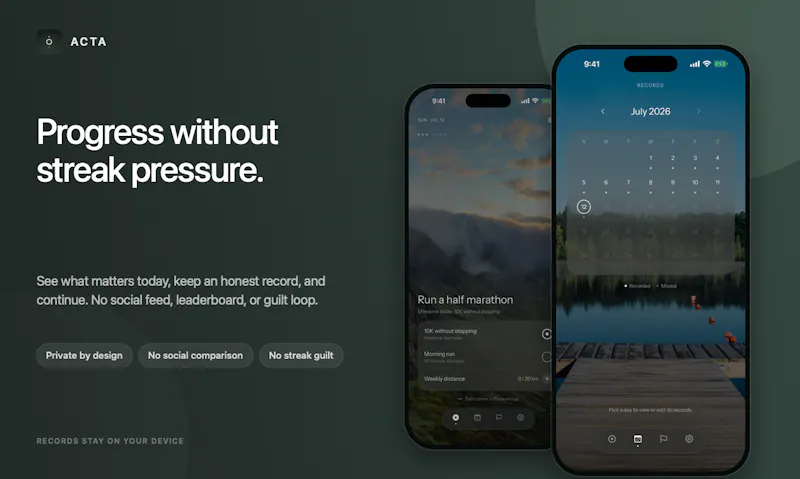 Acta screenshot 4
