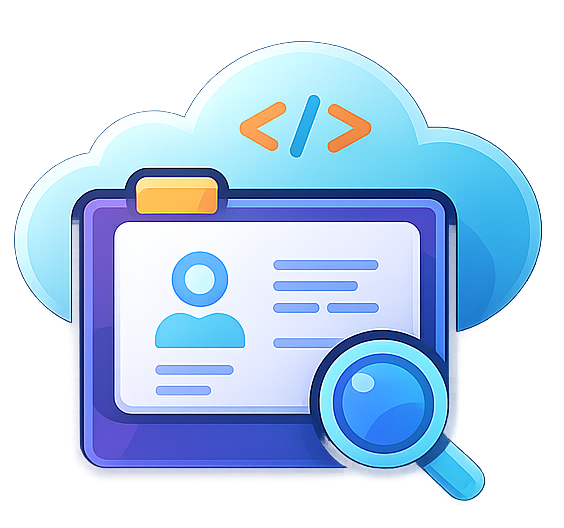 PortfolioMaker - Product Hunt launch logo and brand identity