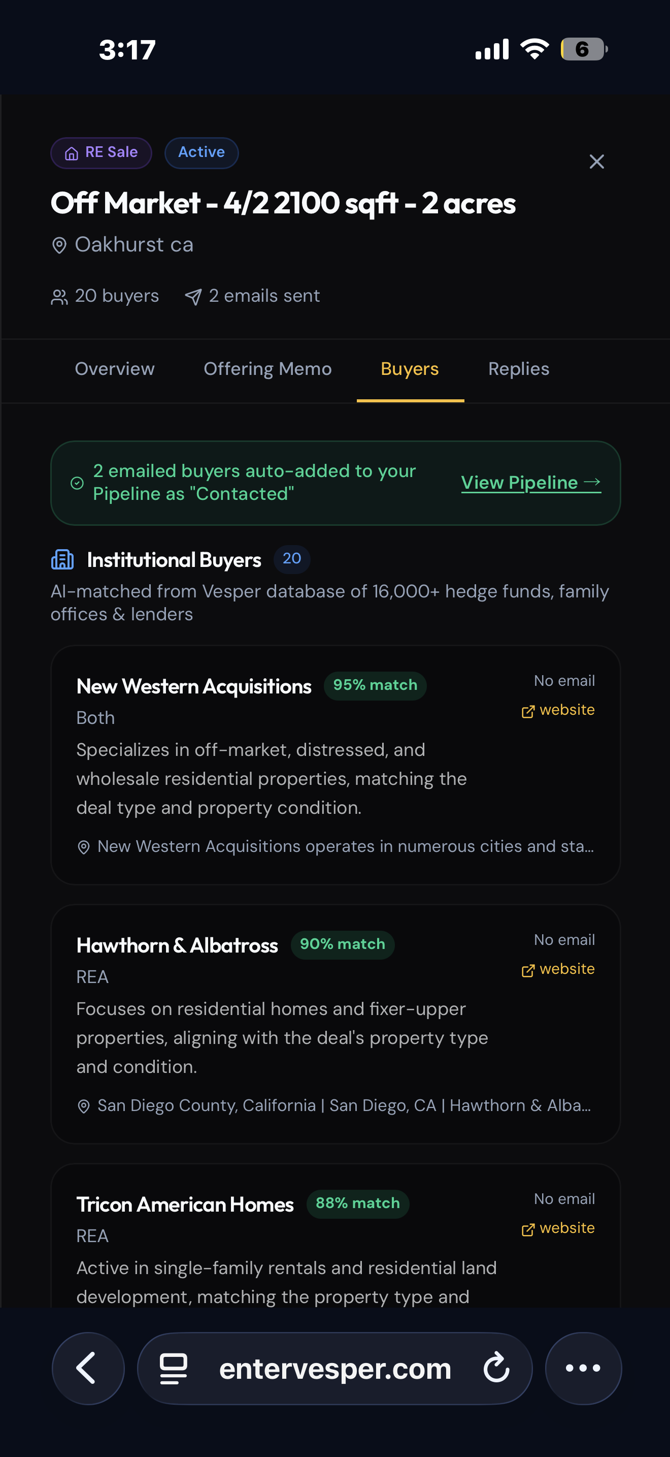 Vesper gallery image