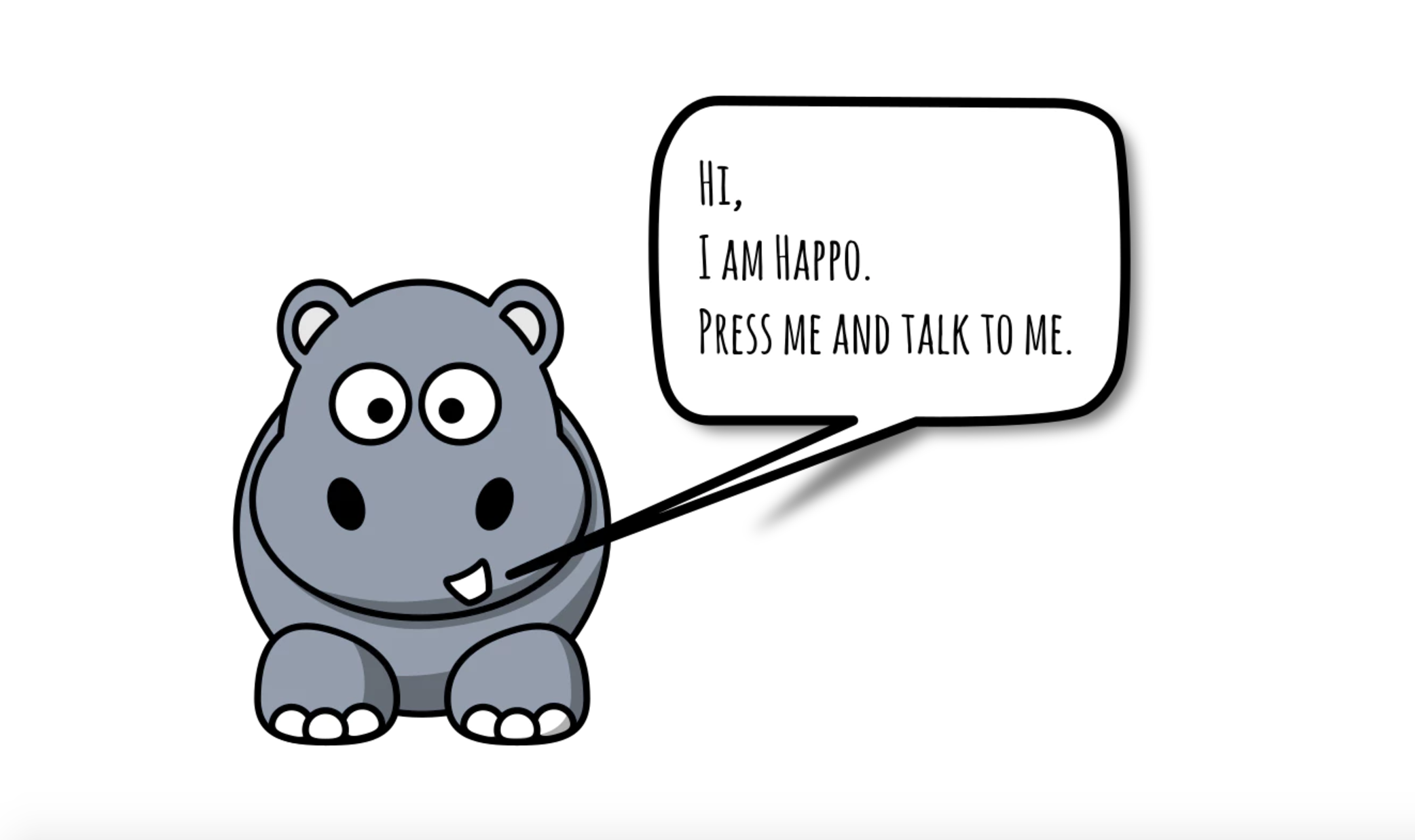 Happo the happiness hippopotamus gallery image