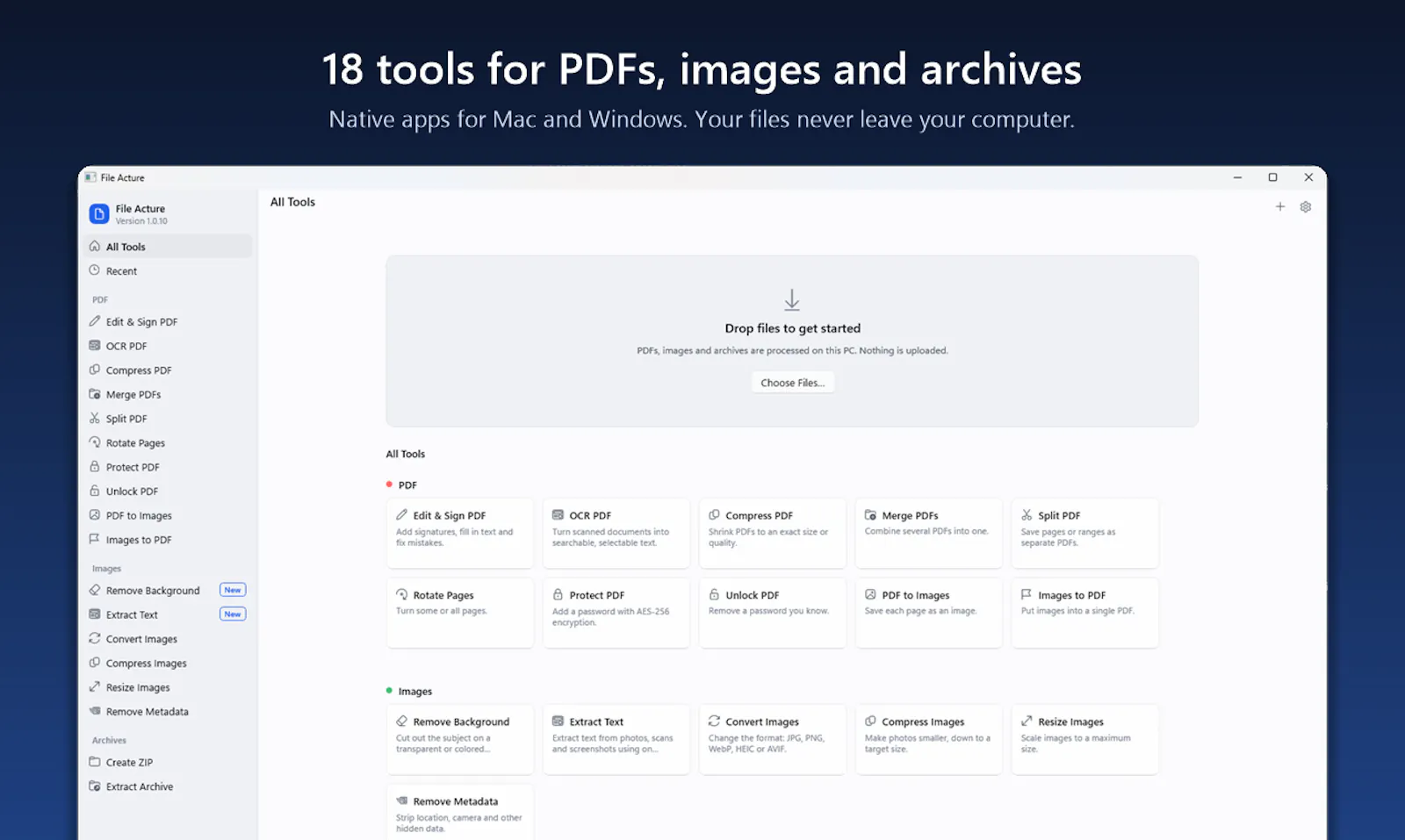 File Acture screenshot 1