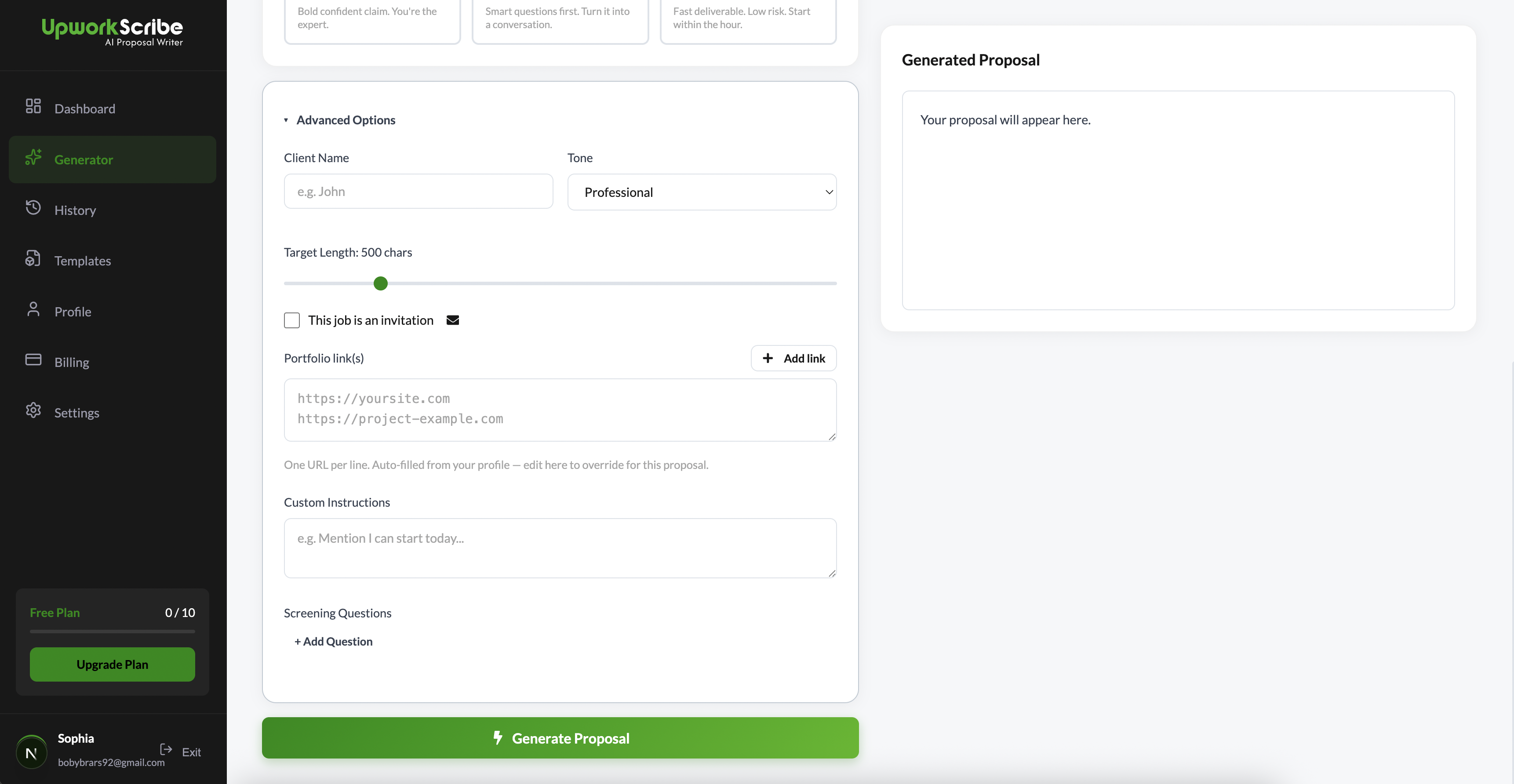 UpworkScribe gallery image